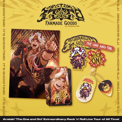 Arataki &#39;The One and Oni&#39; Itto Concert Goods SET