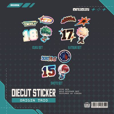 ORIGIN - Holo Diecut Sticker Set