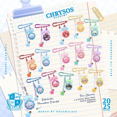 Chrysos Academy Pin Charms