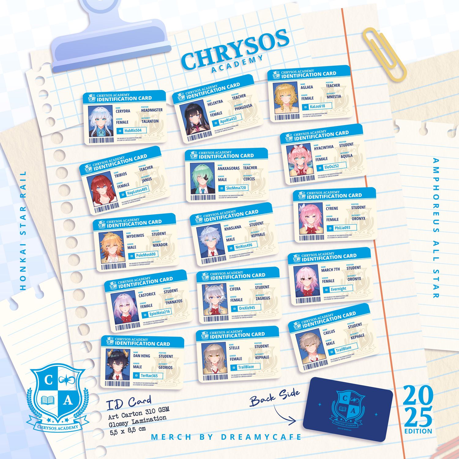 Chrysos Academy ID Card