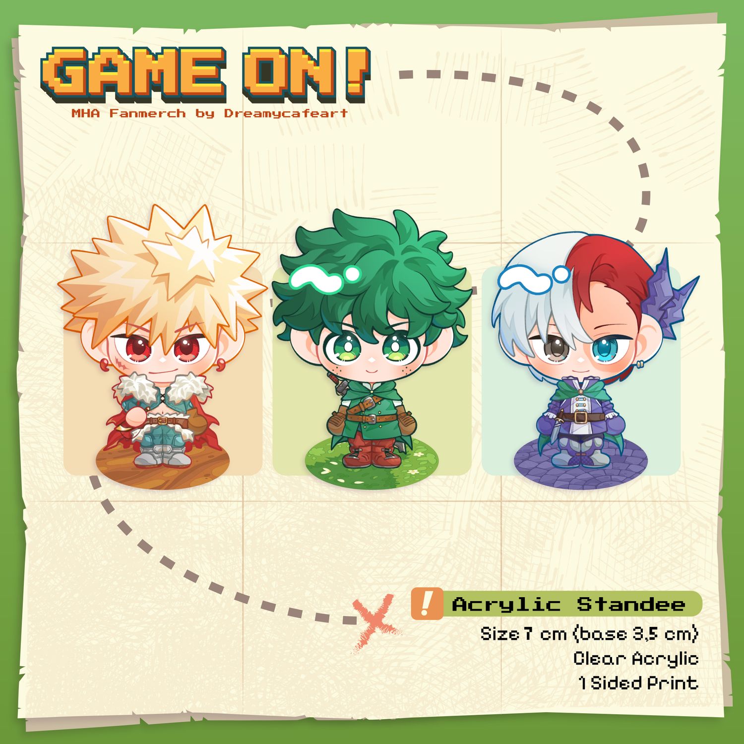 MHA Game On! Standee