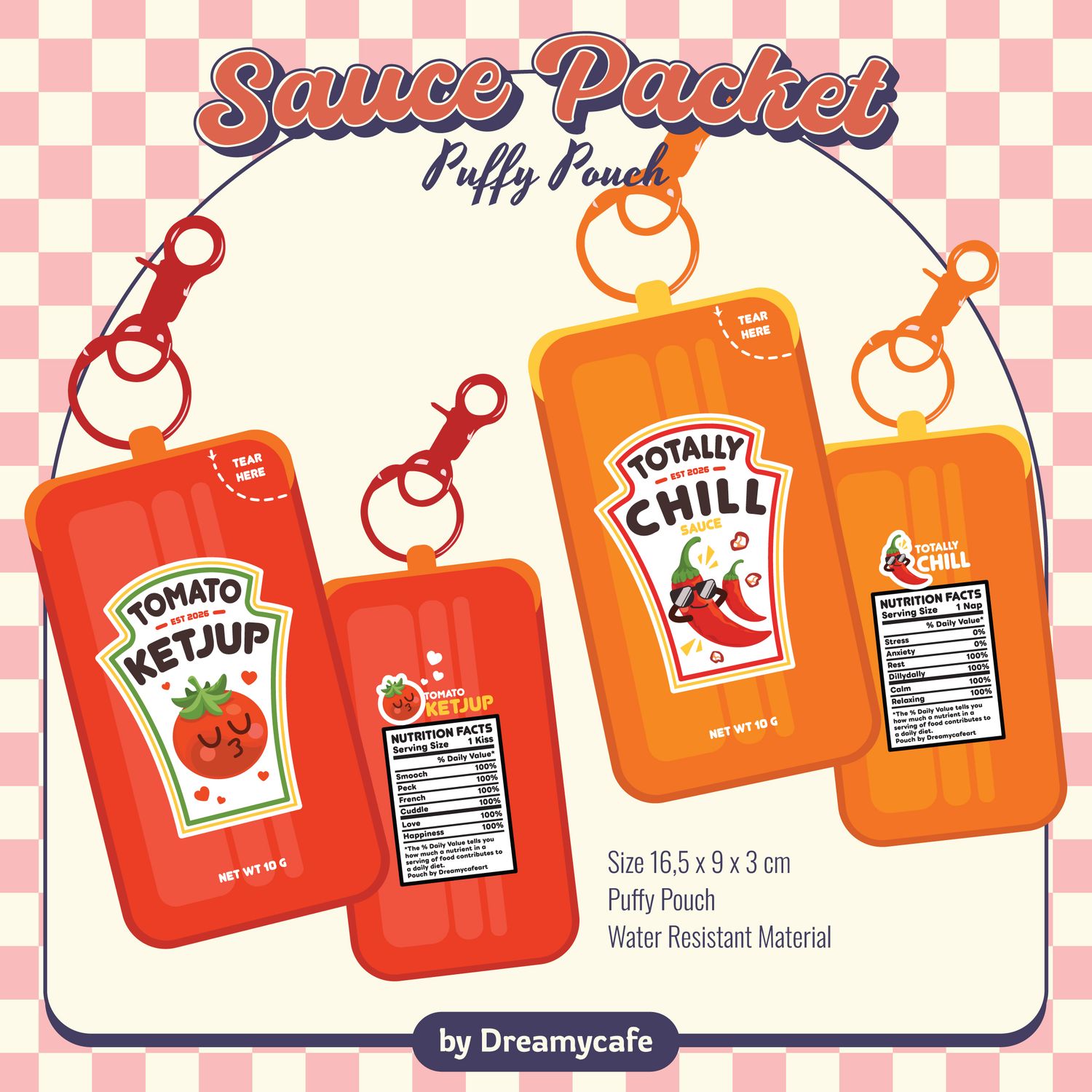 Sauce Packet Pouch