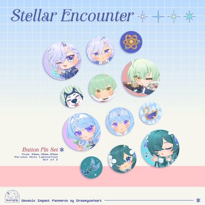 Stellar Encounter - Pin Badge Set