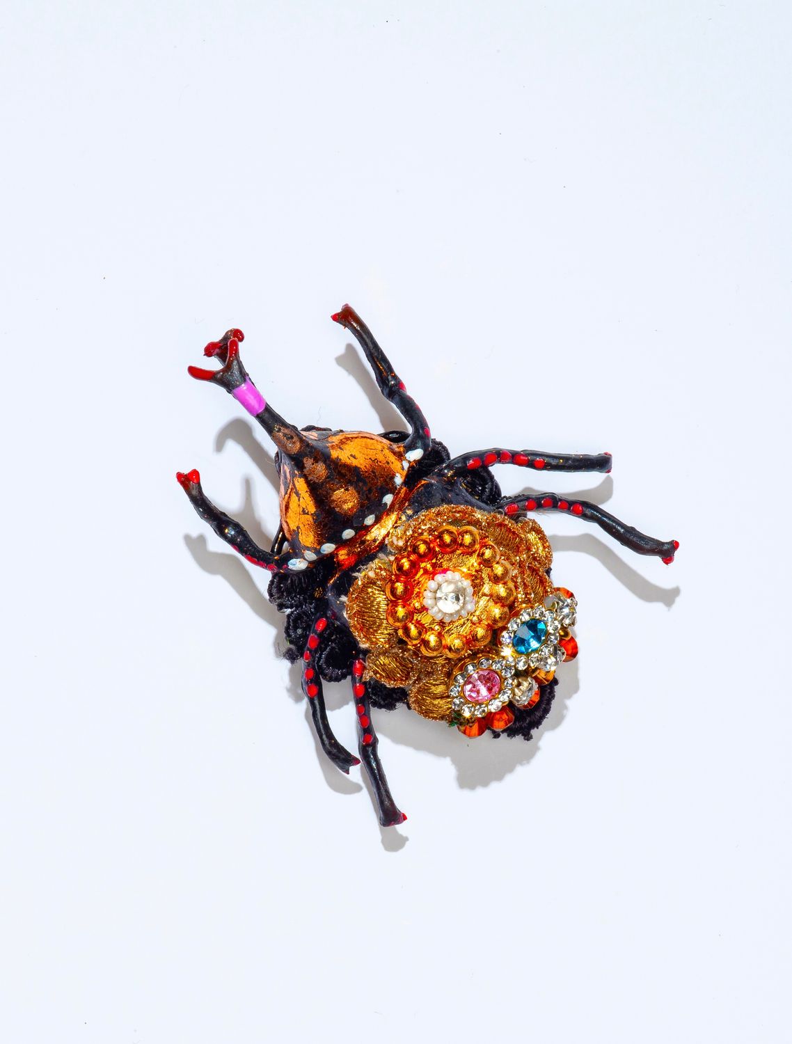 Bug - Gold Backed Nosey Bug Brooch