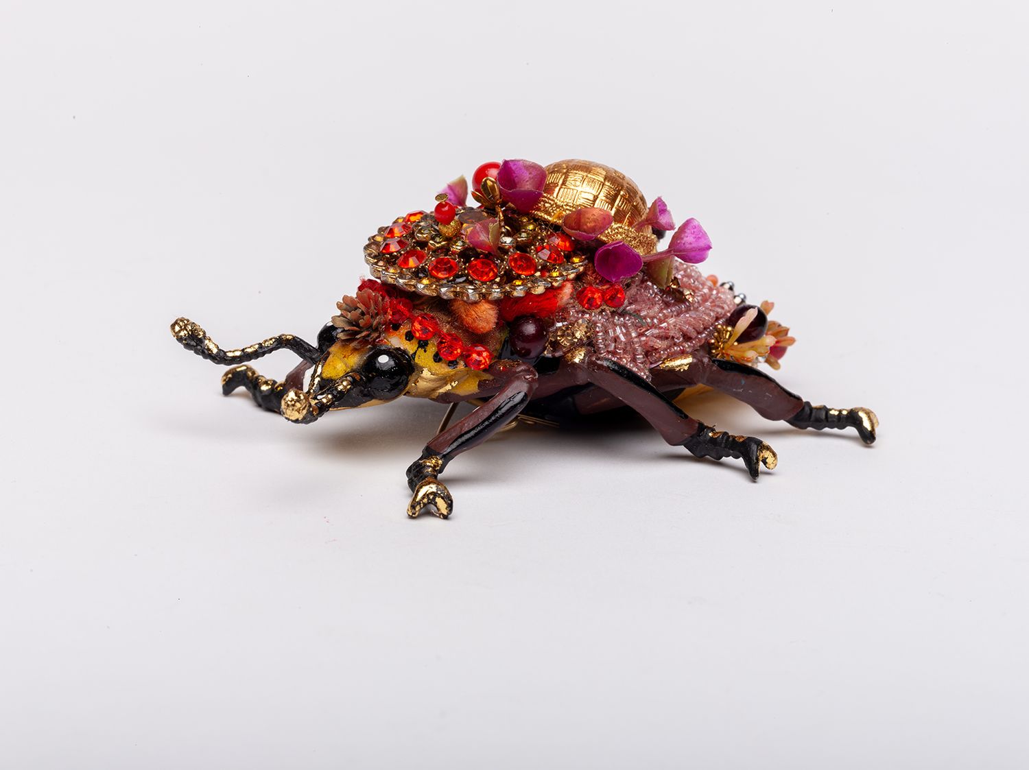 Wall Bug - Gold Humped Pink Relic Beetle