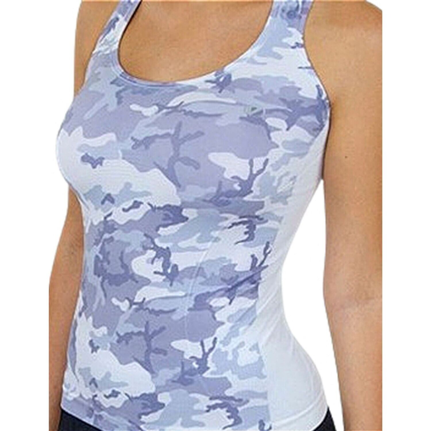 Tank Top camuflaje seamless con detalles reflejantes, Virtus