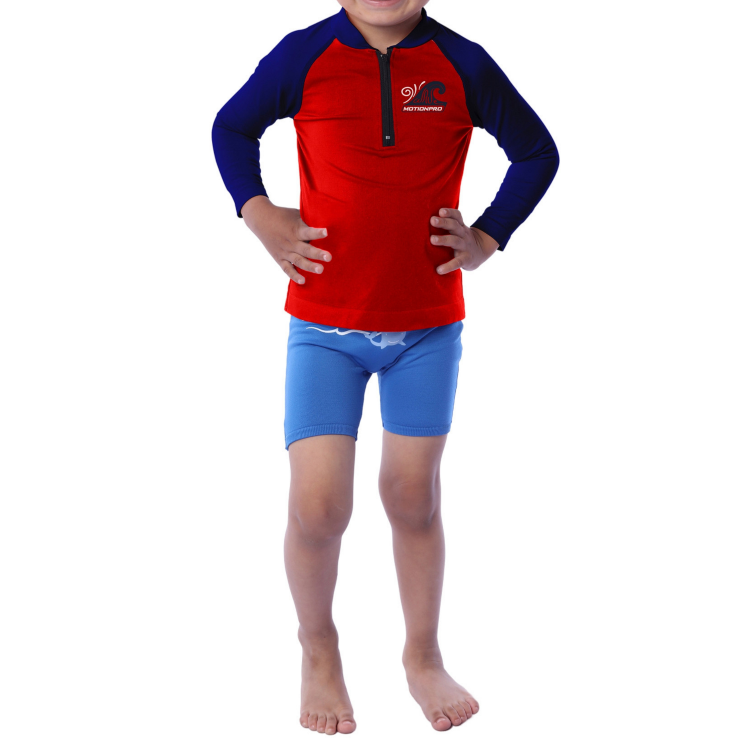 Playera acuática seamless manga larga (1-3X años)