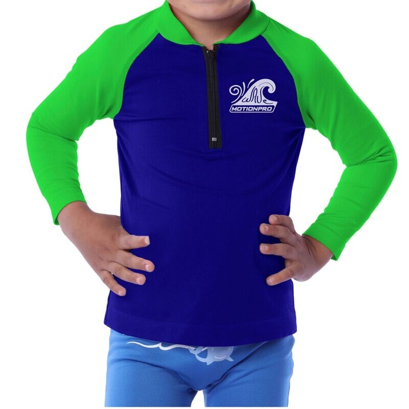 Playera acuática seamless manga larga (1-3X años)