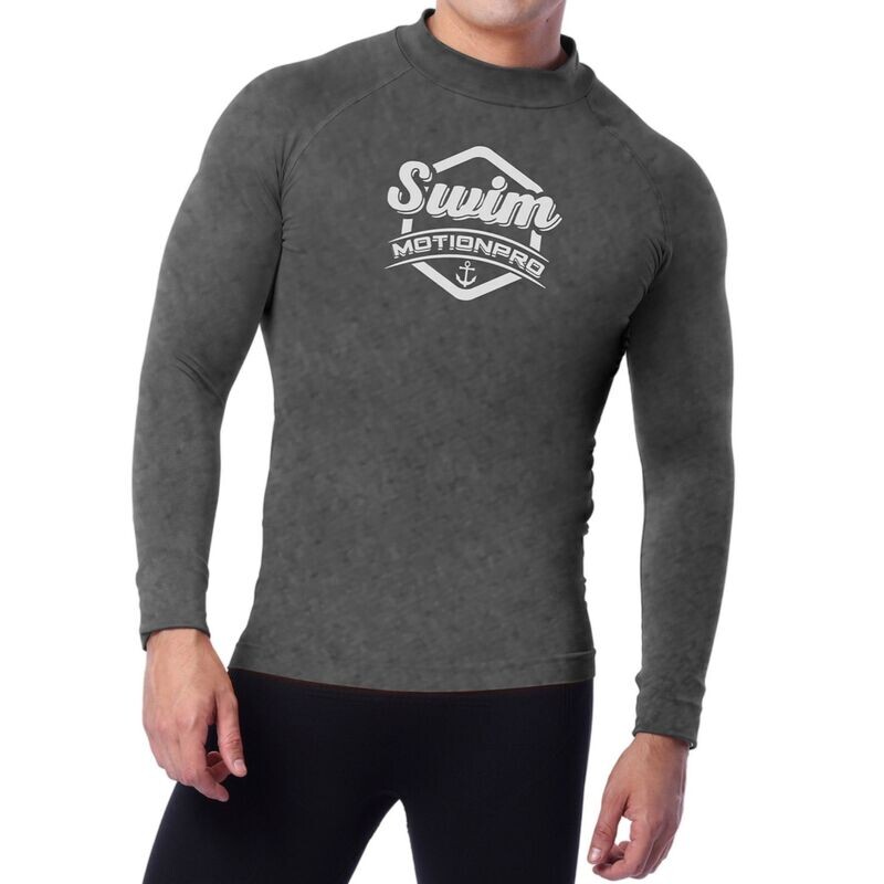 Playera acuática seamless manga larga para caballero