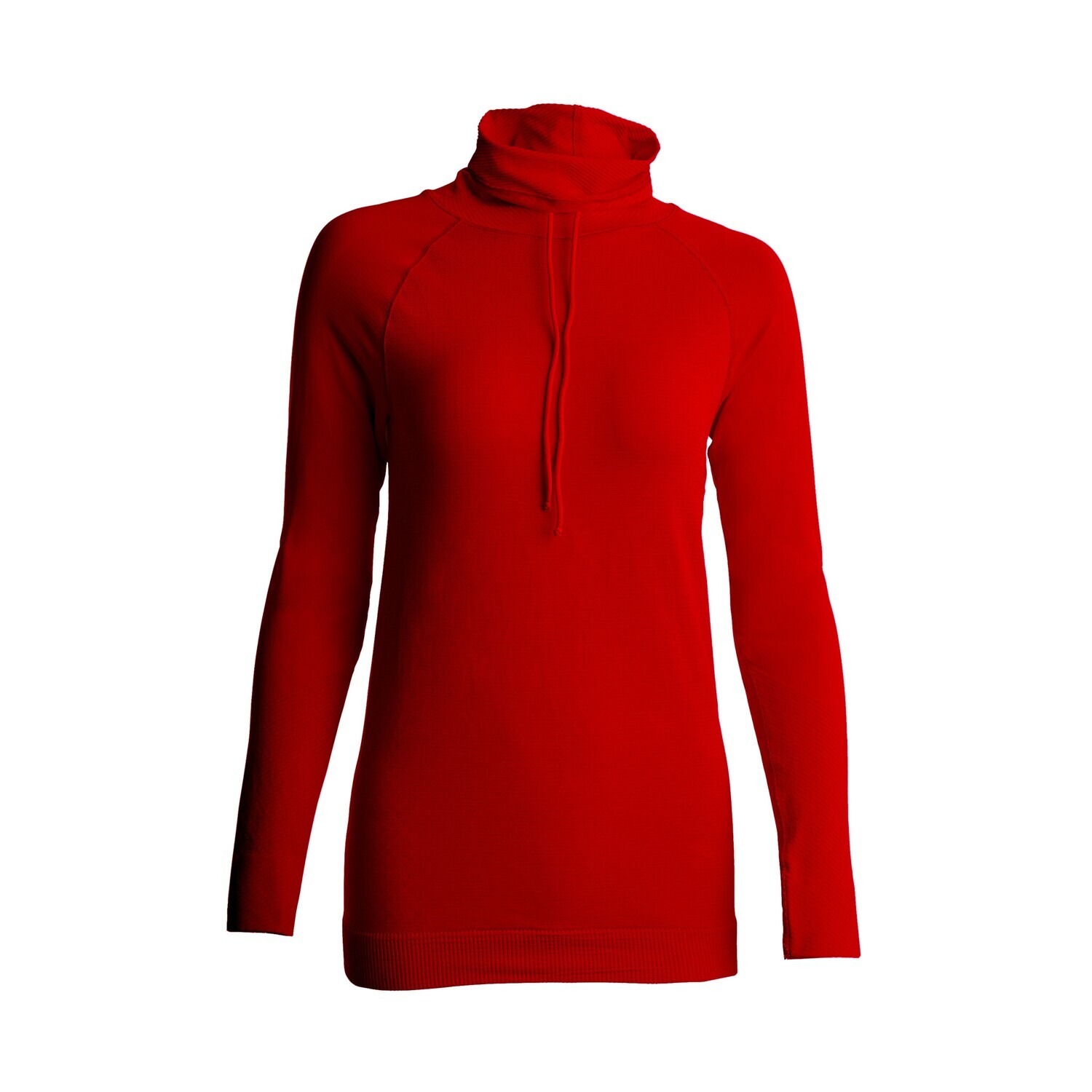 Sudadera sin costuras y cuello loose fit marca XOUL, color rojo