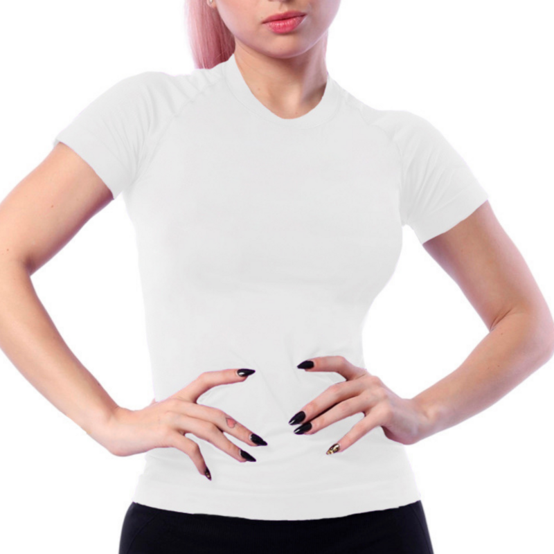 Playera básica Motion Pro lisa para dama