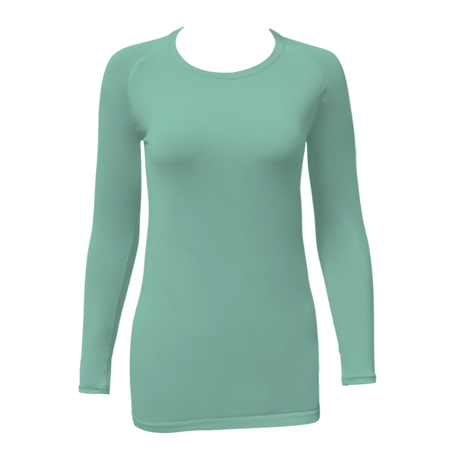 Playera lisa manga larga de dama loose fit, Motion Pro