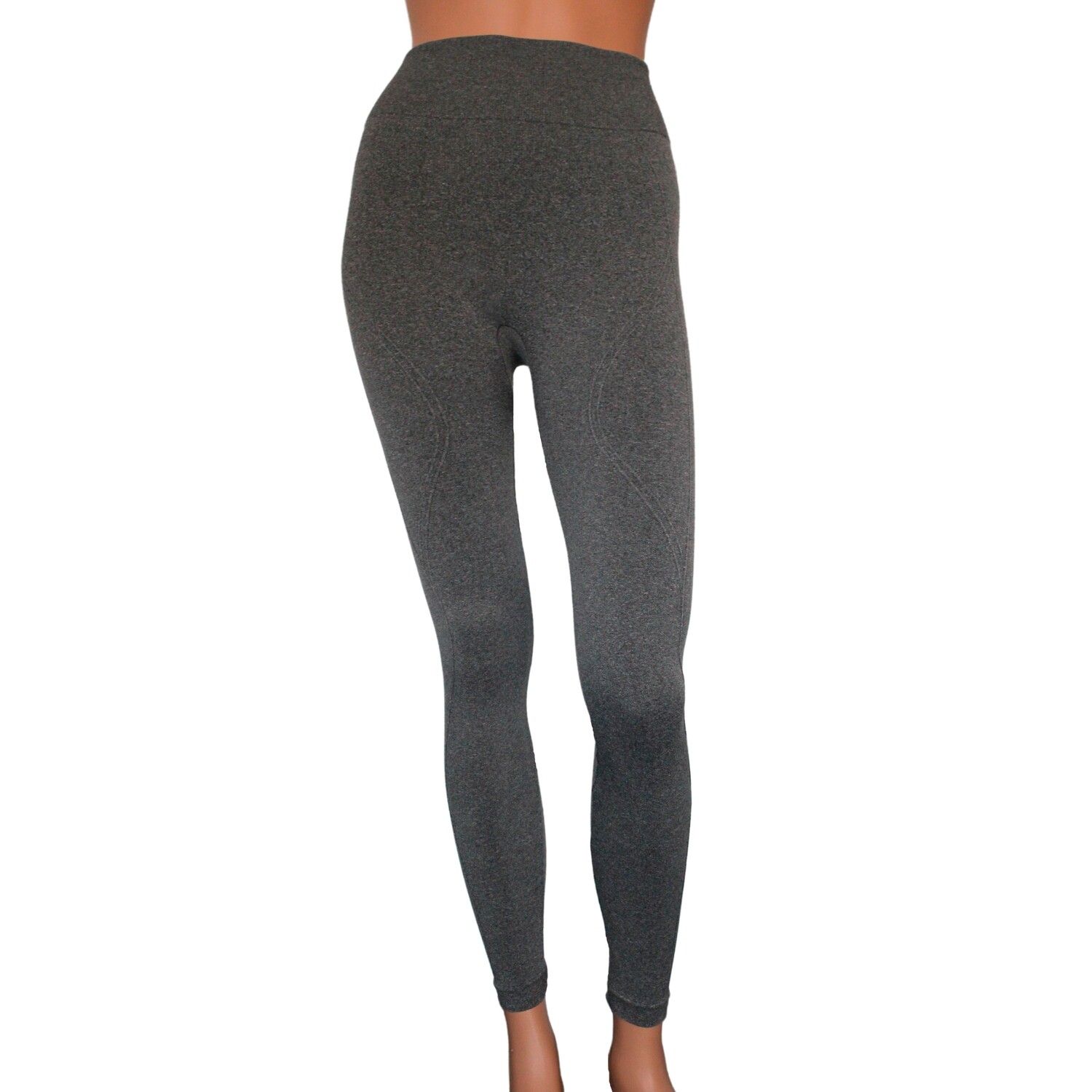 Legging gris jaspe pretina alta, Motion Pro