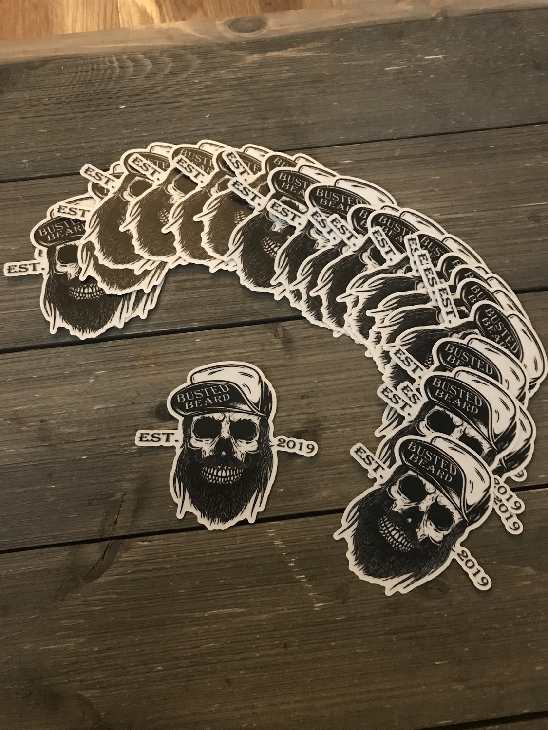 4” logo sticker