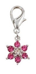 Luxe Flower Collar Charm - Pink