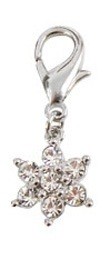 Luxe Flower Collar Charm - Clear