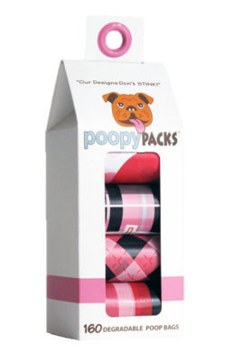 Metro Paws Poopy Packs - Pink