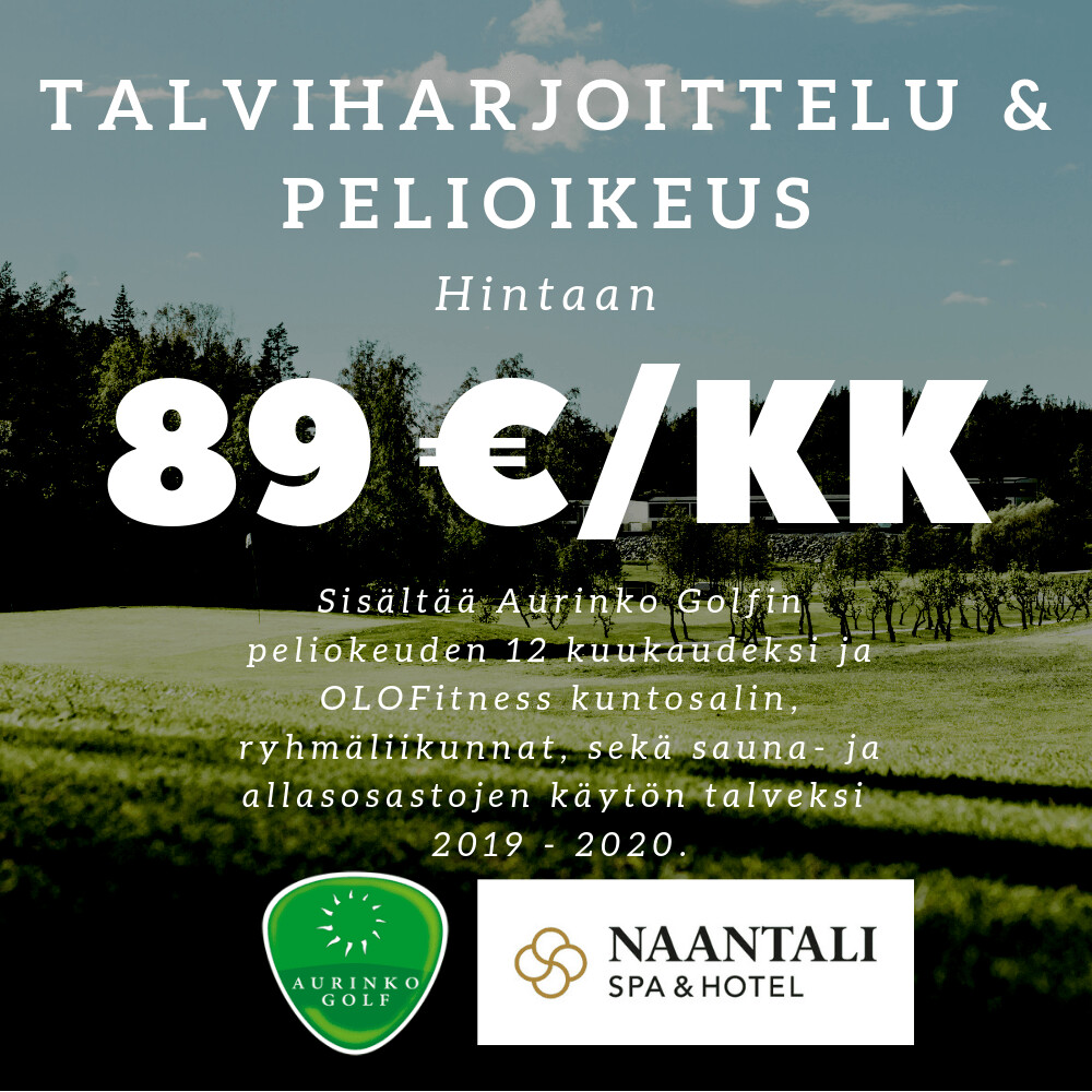 Pelioikeus & Naantali SPA Kuntosali & Kylpylä 89 € / kk