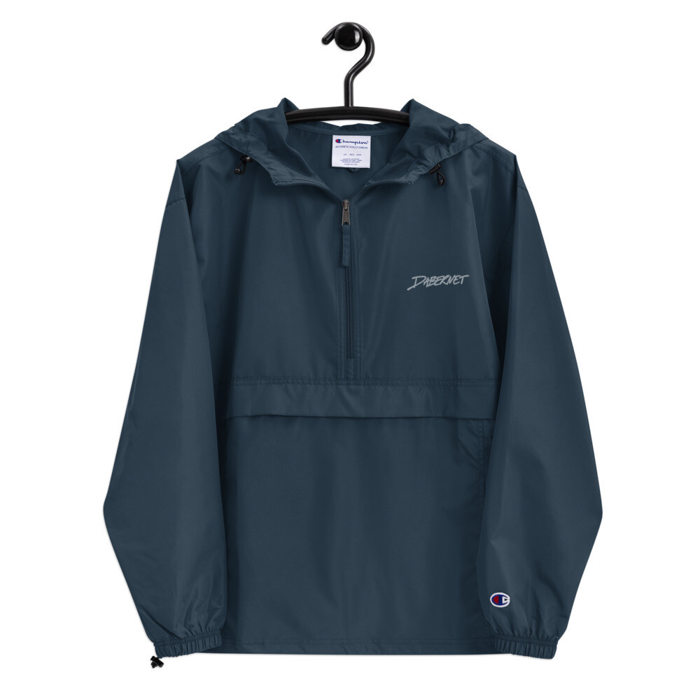 Embroidered Dabernet Champion Packable Jacket, Size: S
