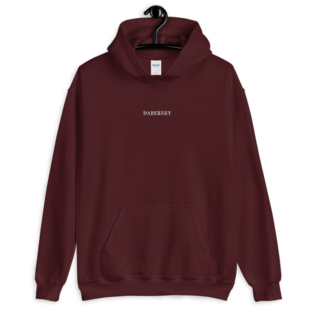 Dabernet Split Embroidered Hoodie, Size: S