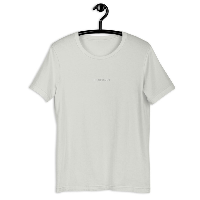 Dabernet Split Silver Embroidered T-Shirt