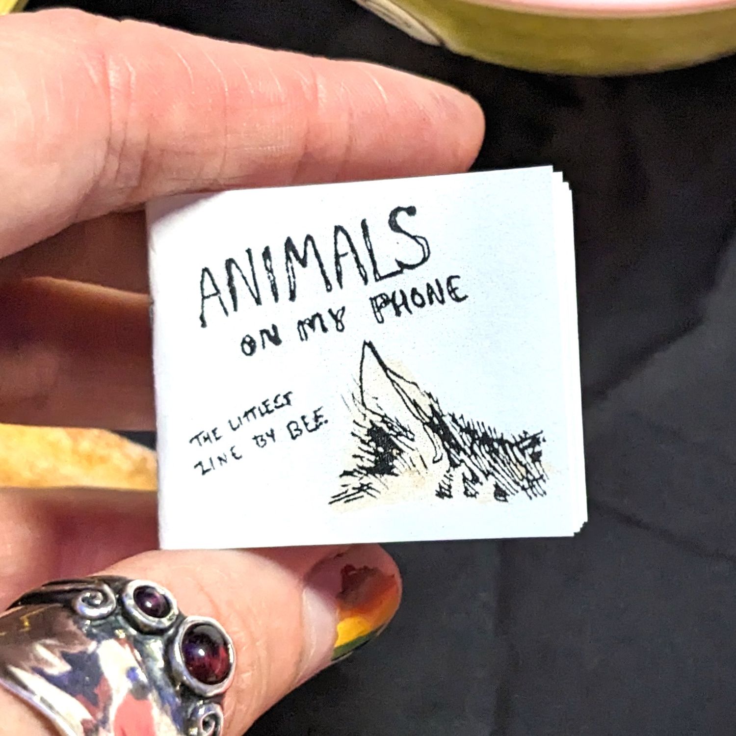 Animals on My Phone (the TINIEST zine)
