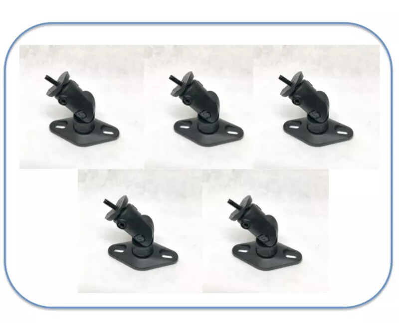 Set Of 5 Wall Mount brackets For Bose Lifestyle Satellite speaker - Black - FREE SHIPPING