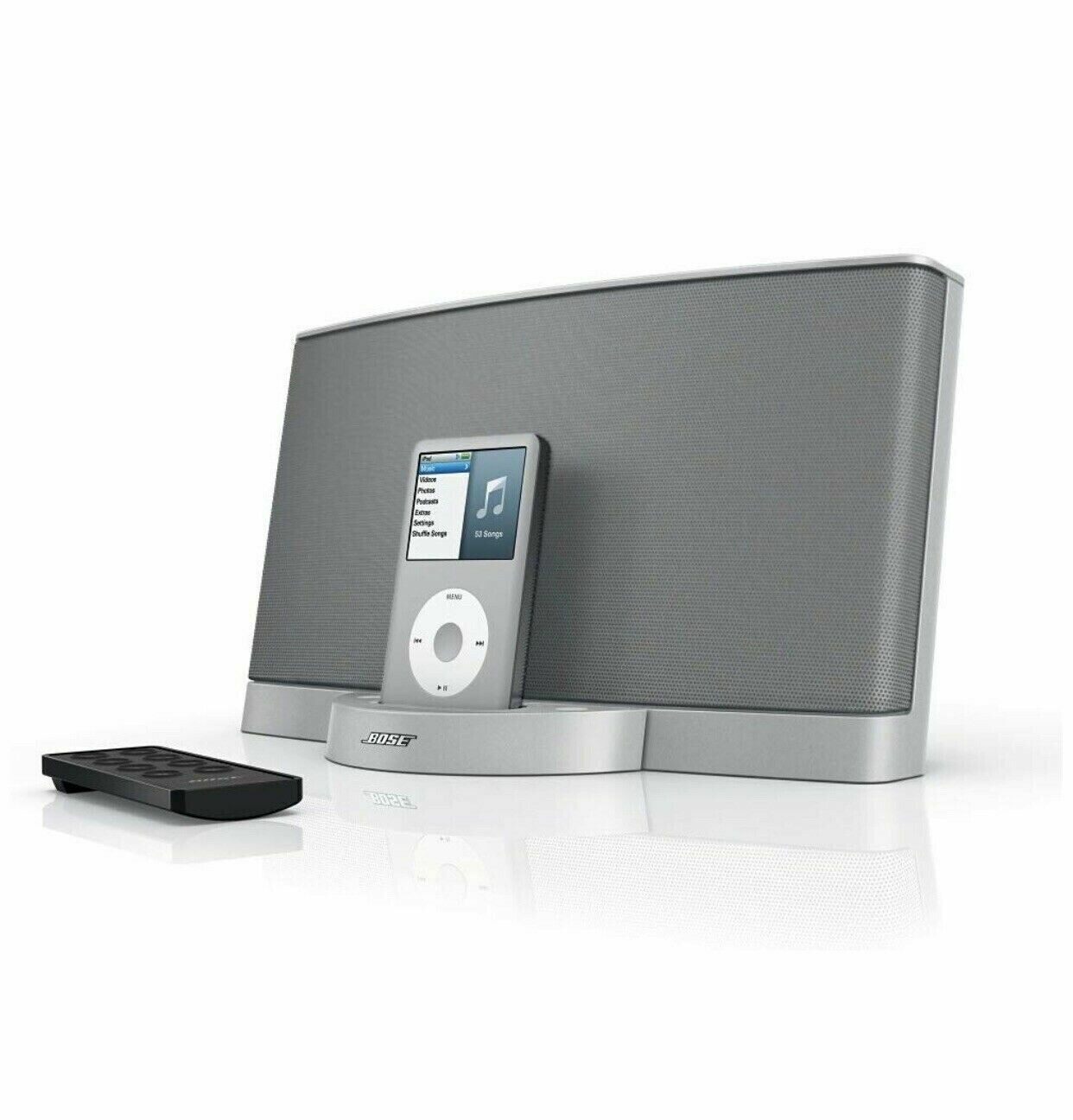 Bose SoundDock Series II 30-Pin Speaker Dock (Silver) with Adapter for iPhone 11
