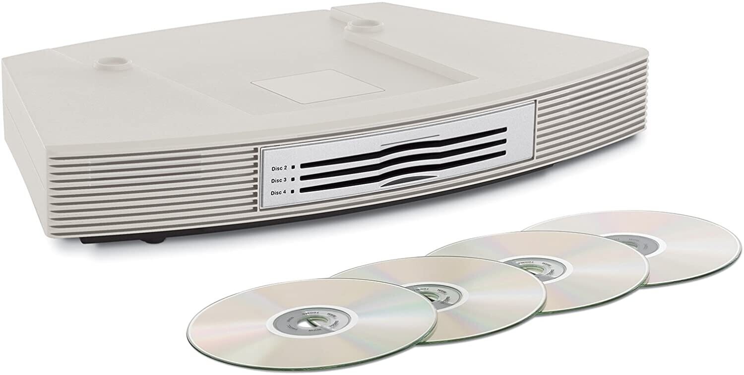 Bose Wave Music System Multi-CD Changer, Platinum White