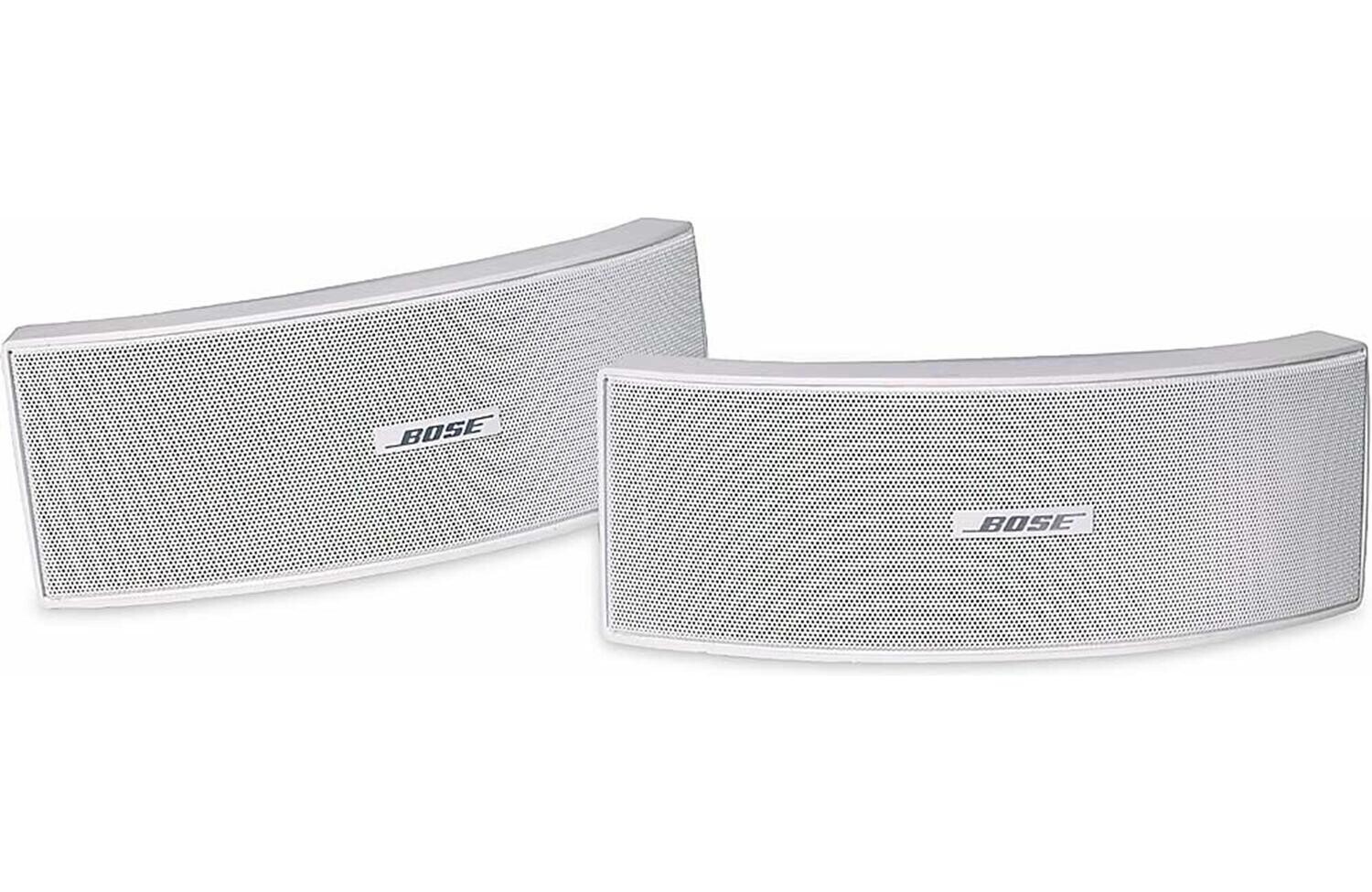 Bose 151 SE Speaker - White Pair with plastic Brackets