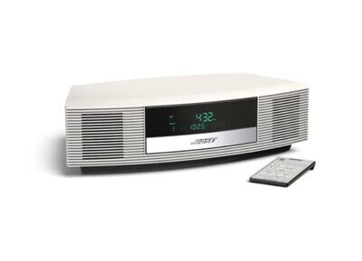 Bose Wave Radio II AWR1B2 with OEM Bluetooth Adapter- Platinum White