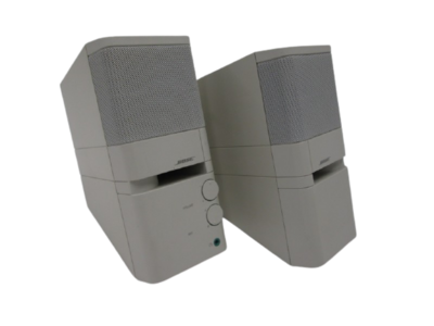 Bose MediaMate Computer Desk Speakers, White
