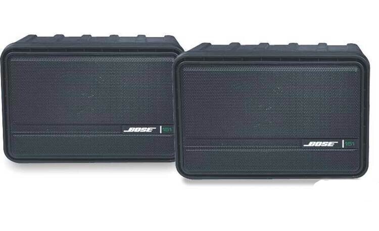 Bose 151 Outdoor Environmental Speakers (Pair), Black with SA-2 Amplifier