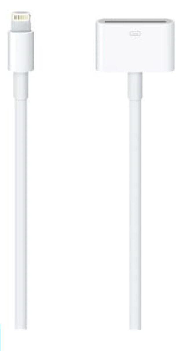 Genuine Apple Lightning to 30-pin Adapter (0.2 m) for Bose Sounddock or Wave Connect Kit for iPod