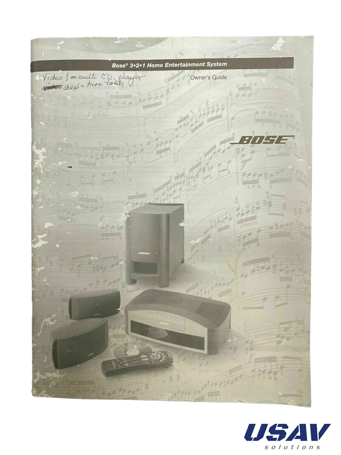 Bose 3.2.1 GS Series II Owners User Manual Guide