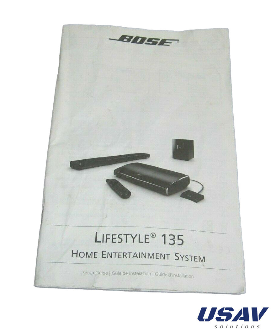 Bose Lifestyle Owner’s Guide Manual (Photocopy)