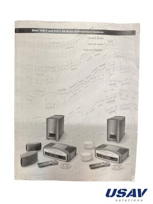 Bose 3-2-1 321 Series I Owner’s Guide Manual
