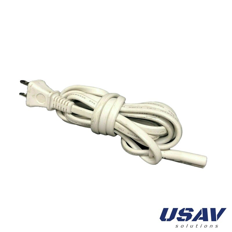 White Bose 2 Prong Power Cord for Bose Sounddock Series I II Power adapter