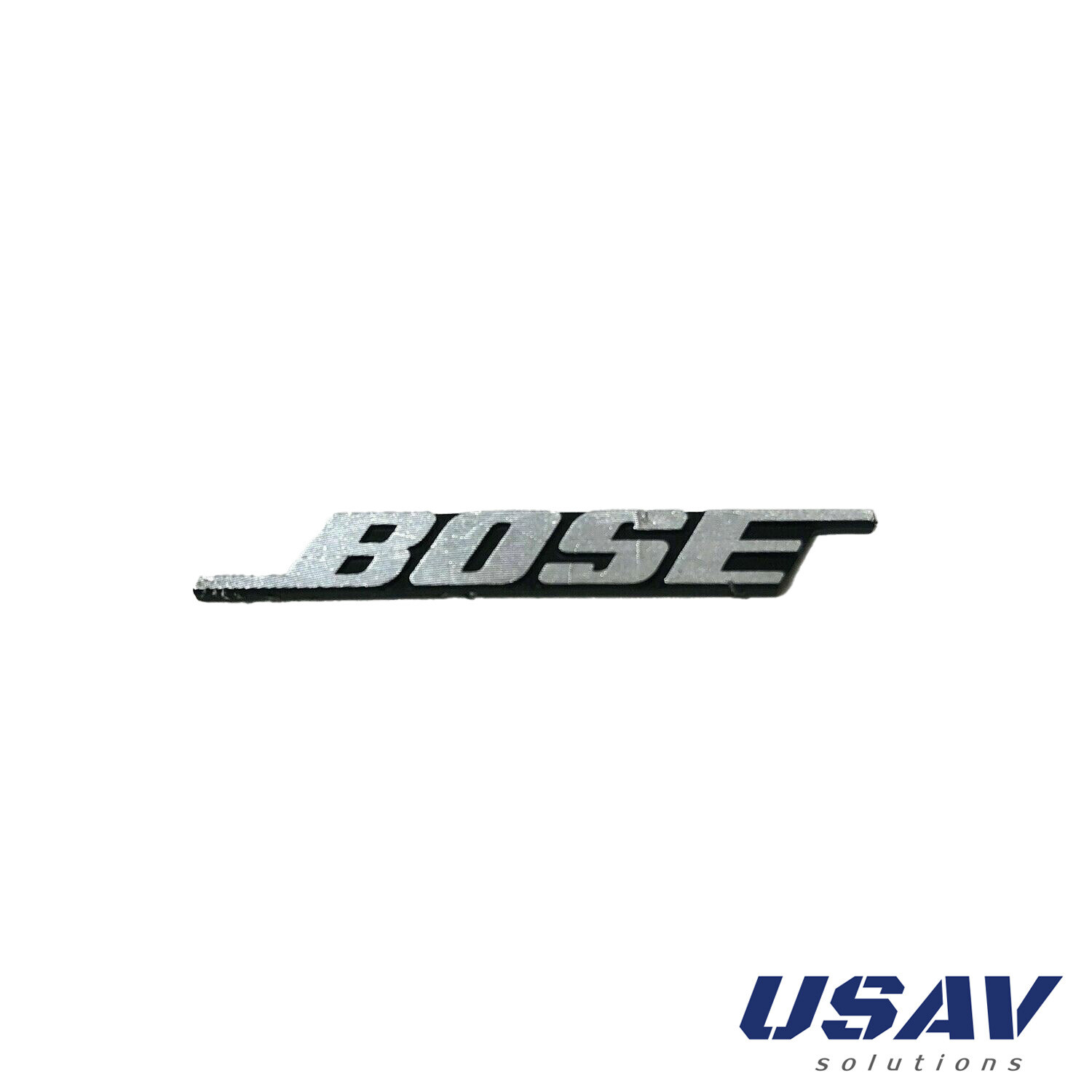Genuine BOSE Silver Logo Decal [1.2 Inches ]