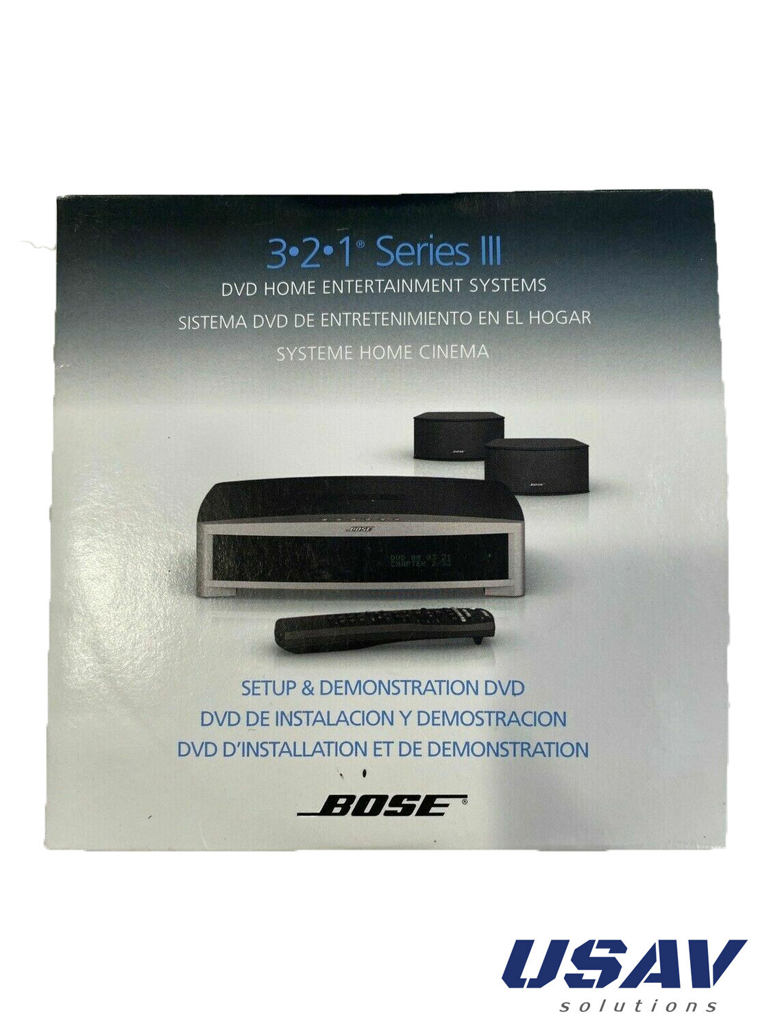 Bose 321 In-Home Setup & Demonstration Series III DVD Only