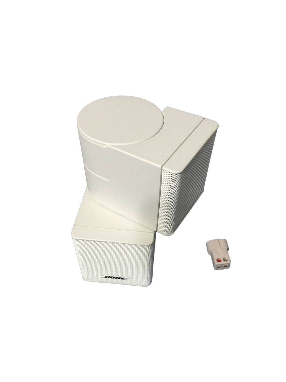 Bose Jewel Cube Speaker White with adapter for Lifestyle 28 30 V30 35 48 V35 535