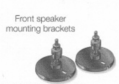 Bose Metal Mounting Brackets & Screws for Bose 321 Cinemate Speakers - Pair