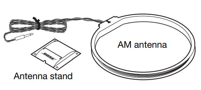 NEW AM Antenna with Stand for Bose 321 Series 2