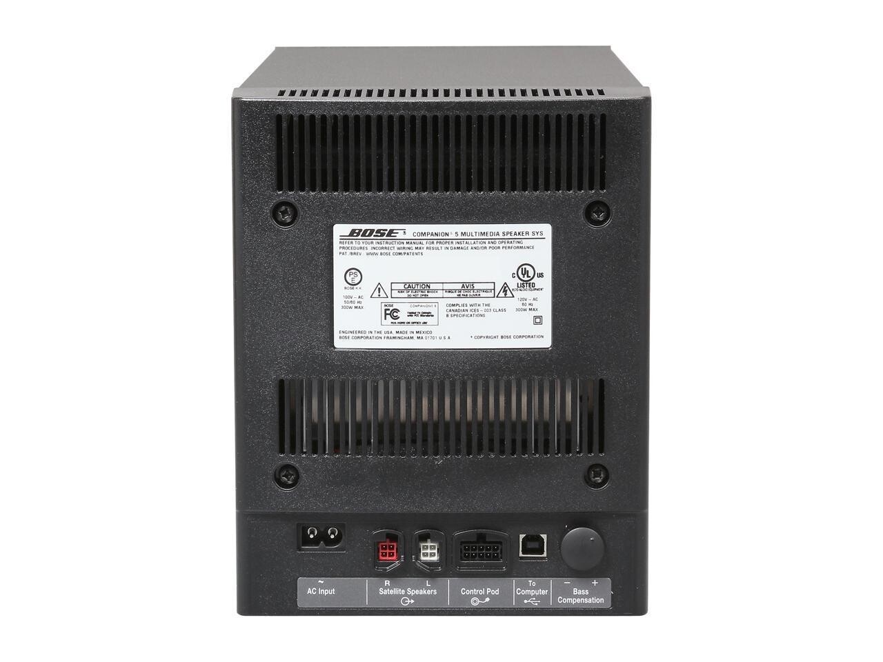 BOSE Companion 5 サブウーハー Amazon.co.jp: Bose PC用スピーカー Companion5 国内正規品