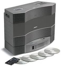 Bose Acoustic Wave Music System II and Wave Multi-Disc 5 CD Changer II - Titanium Silver