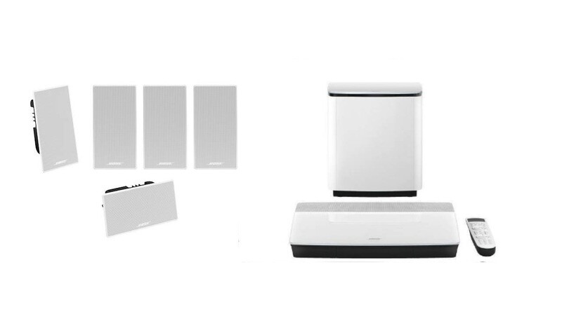 Bose® - Lifestyle® 600 In-Wall Home Entertainment System - White