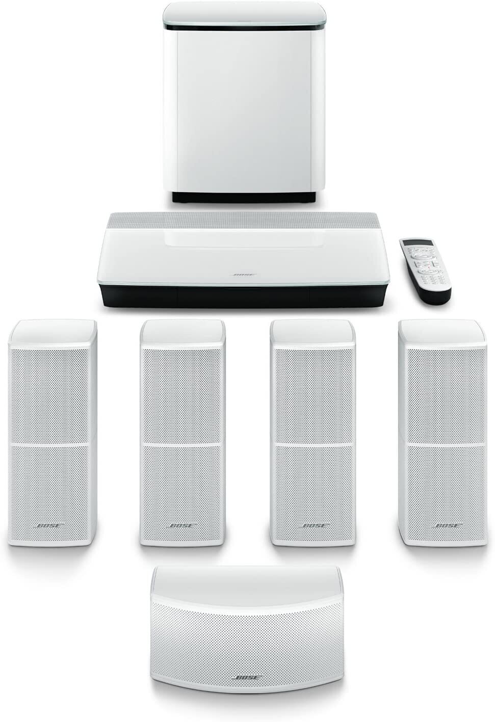 Bose Lifestyle 600 Home Entertainment System, works with Alexa - White