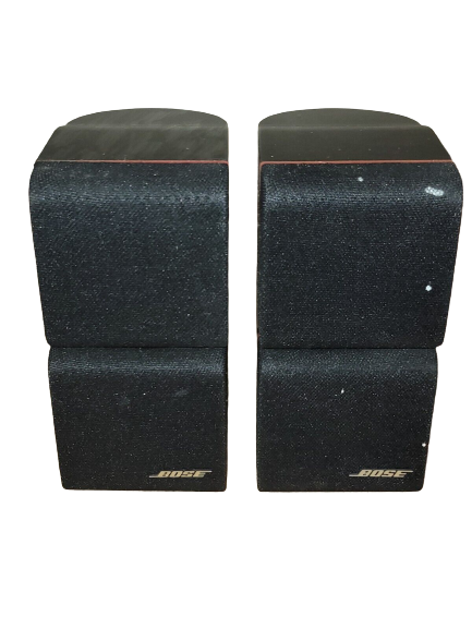 Pair of Bose Swiveling Redline Double Cube Lifestyle Acoustimass Speakers