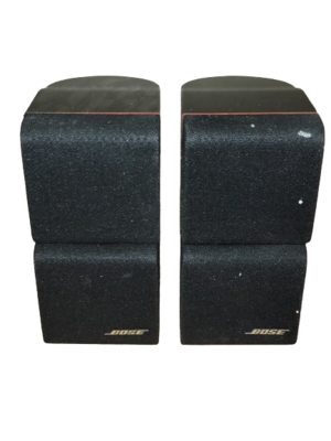 Pair of Bose Swiveling Redline Double Cube Lifestyle Acoustimass Speakers