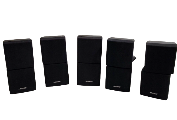 5 Bose Lifestyle Double Cube Satellite Speakers (Black)